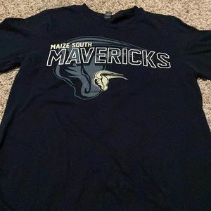 Black Maize South Middle School Mavericks T-Shirt